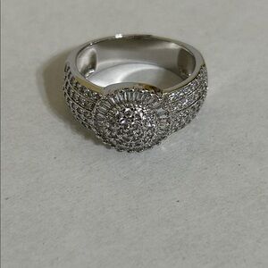 Elegant Silver Plated Women's Ring